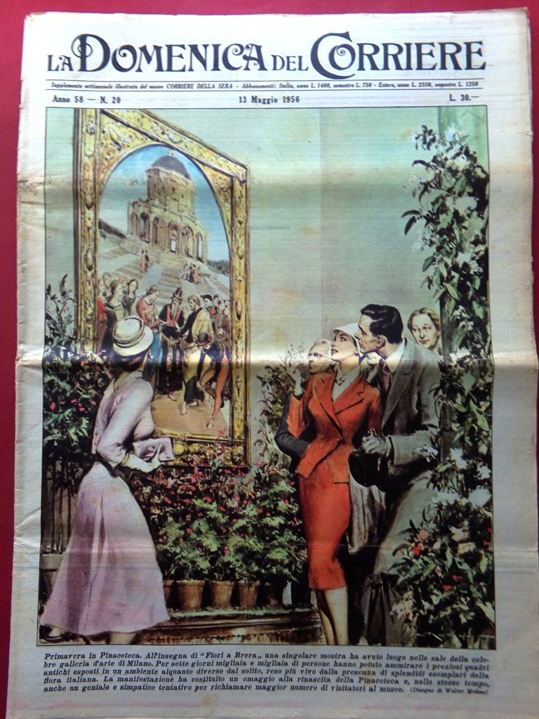 La Domenica del Corriere 13 Maggio 1956 Petrolini Dibona Cesare … | Immagine principale