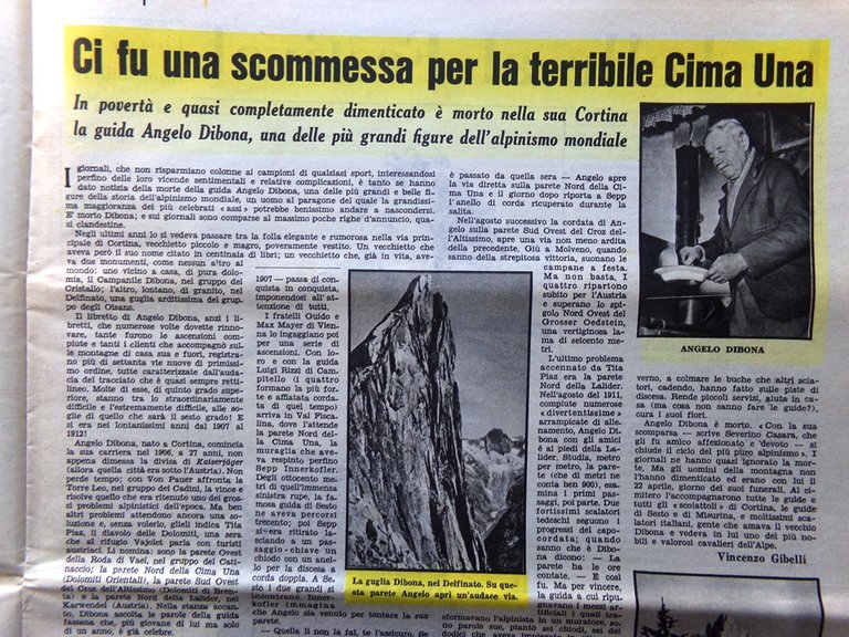 La Domenica del Corriere 13 Maggio 1956 Petrolini Dibona Cesare … | Immagine Gallery 2