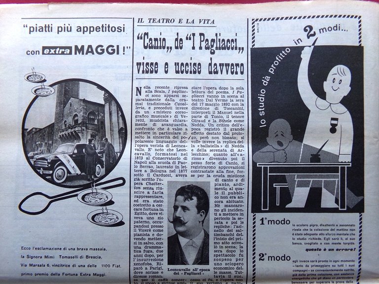 La Domenica del Corriere 13 Maggio 1956 Petrolini Dibona Cesare … | Immagine Gallery 4