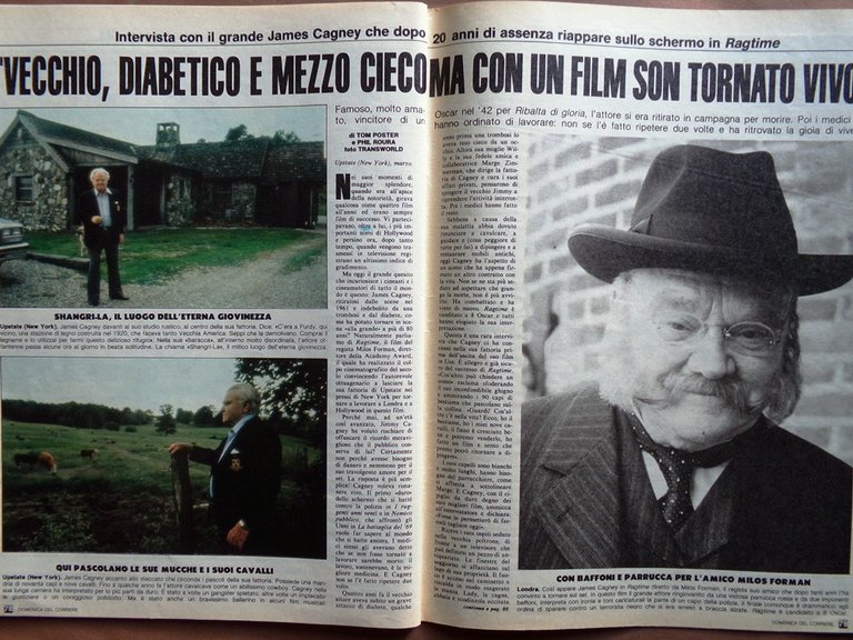 La Domenica del Corriere 13 Marzo 1982 Scelba Cagney Bisi …