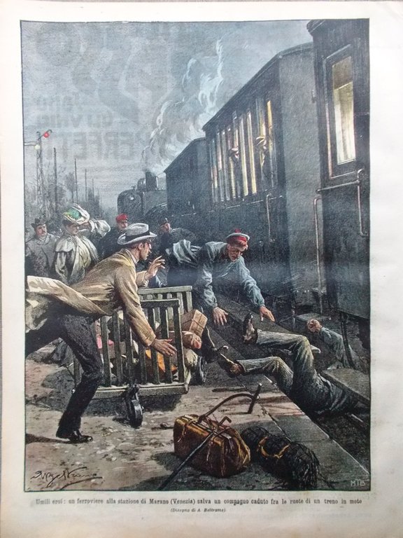 La Domenica del Corriere 13 Novembre 1904 Parker Macchina Cucire …