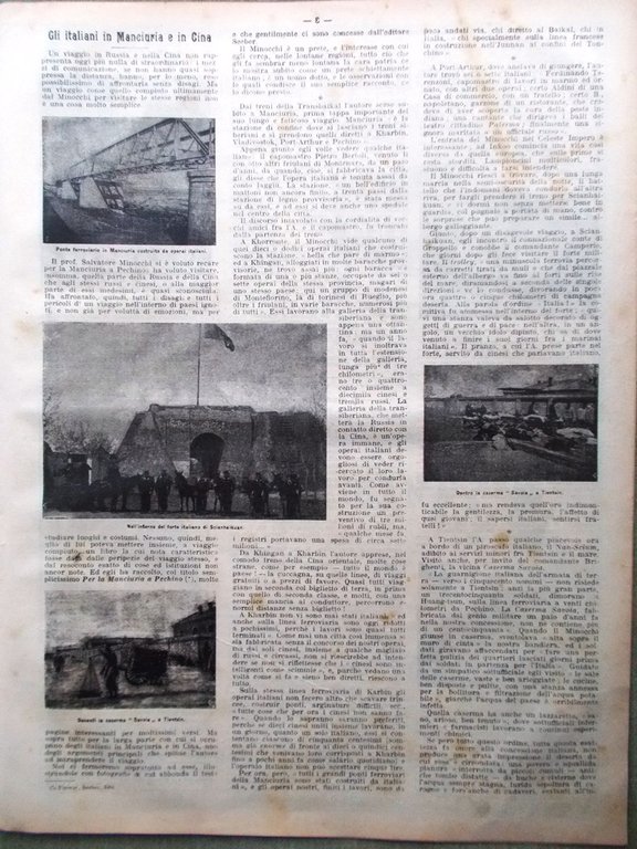 La Domenica del Corriere 13 Novembre 1904 Parker Macchina Cucire …