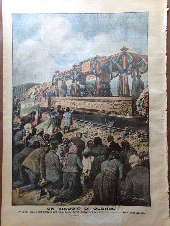 La Domenica del Corriere 13 Novembre 1921 Celebrazione Milite Ignoto … | Immagine Gallery 8