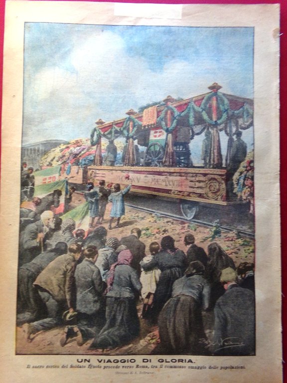 La Domenica del Corriere 13 Novembre 1921 Celebrazione Milite Ignoto … | Immagine Gallery 9