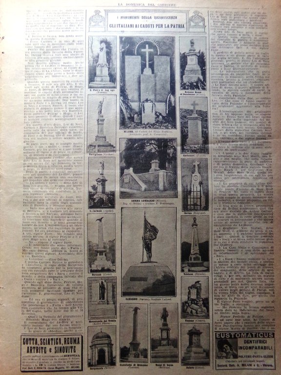 La Domenica del Corriere 13 Novembre 1921 Celebrazione Milite Ignoto … | Immagine Gallery 10