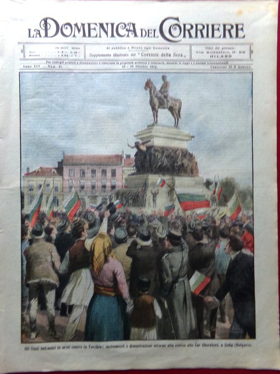 La Domenica del Corriere 13 Ottobre 1912 Biblioteca Vaticano Asti … | Immagine Gallery 3