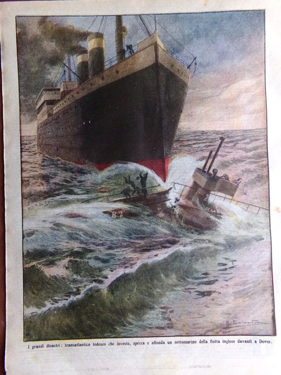 La Domenica del Corriere 13 Ottobre 1912 Biblioteca Vaticano Asti …