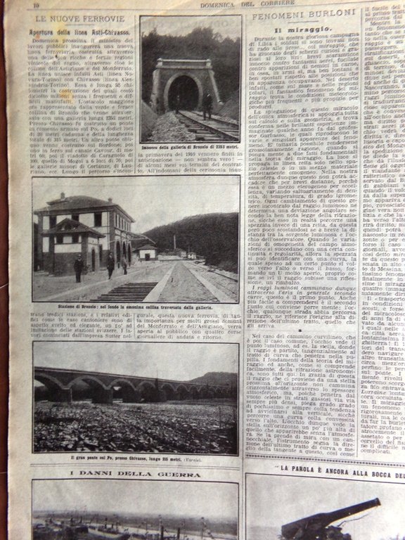 La Domenica del Corriere 13 Ottobre 1912 Biblioteca Vaticano Asti …