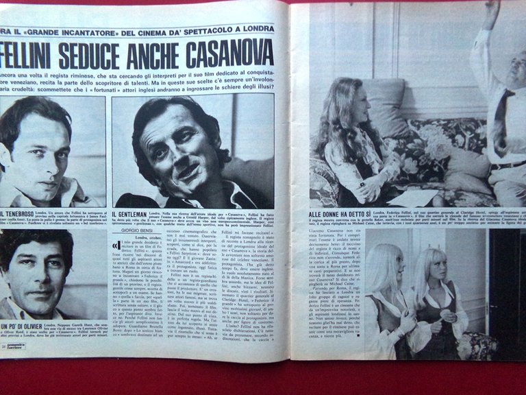 La Domenica del Corriere 13 Ottobre 1974 Fellini Calcio Mozambico …