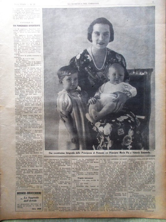 La Domenica del Corriere 13 Settembre 1936 Duce Spagna Richelieu …