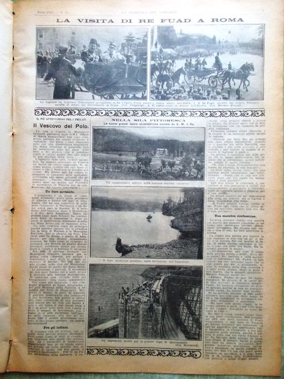 La Domenica del Corriere 14 Agosto 1927 Zago De Flers …