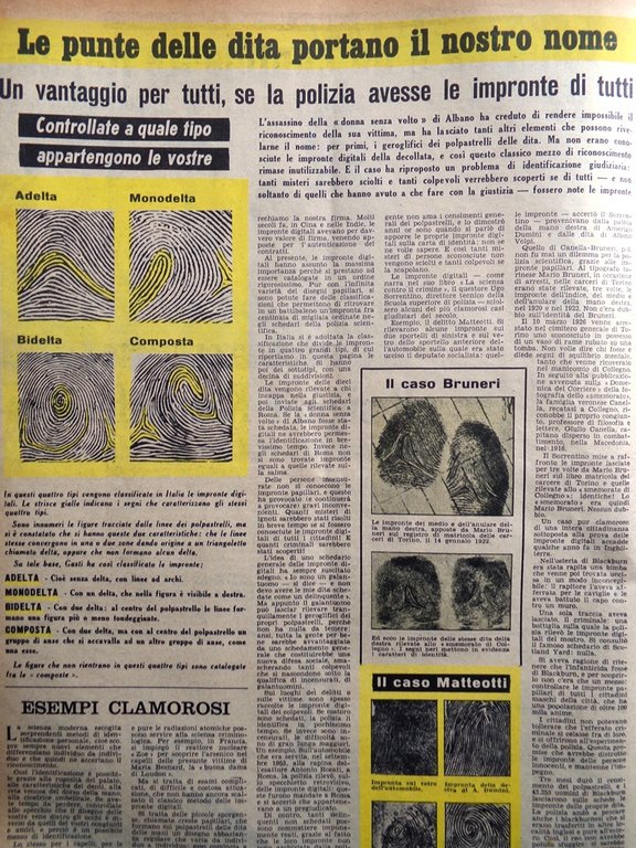 La Domenica del Corriere 14 Agosto 1955 Satellite Bertacchi Lualdi …