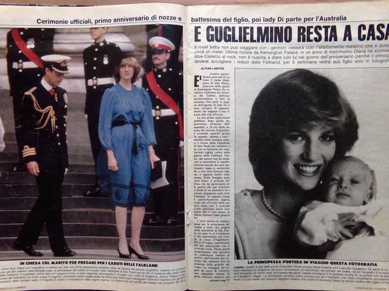 La Domenica del Corriere 14 Agosto 1982 Paolo Rossi Lady …