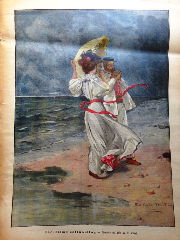 La Domenica del Corriere 14 Aprile 1901 Prospettiva Nevskij Cologna …