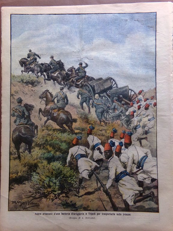 La Domenica del Corriere 14 Aprile 1912 Morte di Giovanni …