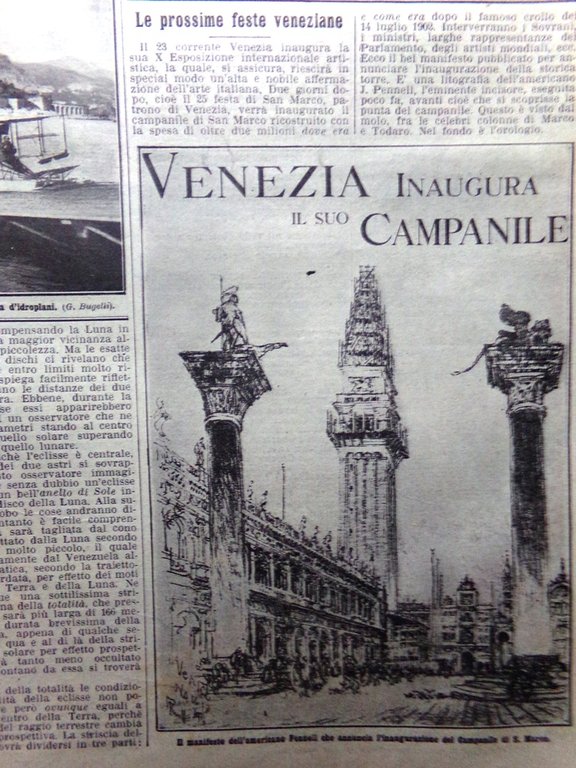 La Domenica del Corriere 14 Aprile 1912 Morte di Giovanni …