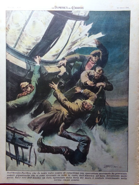 La Domenica del Corriere 14 Aprile 1946 Trieste Costo di … | Immagine Gallery 3