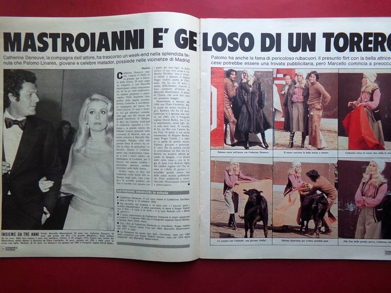 La Domenica del Corriere 14 Aprile 1974 Valpreda Callas Costantino …