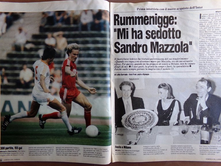 La Domenica del Corriere 14 Aprile 1984 Rummenigge Lisi Zanzotto …
