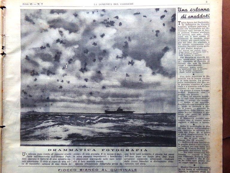 La Domenica del Corriere 14 Febbraio 1943 WW2 Enrico Montalbetti …