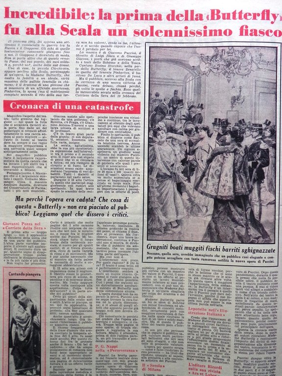 La Domenica del Corriere 14 Febbraio 1954 Totò Jane Russell …