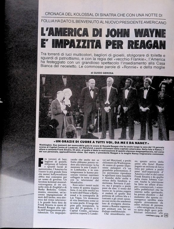 La Domenica del Corriere 14 Febbraio 1981 Dostoevskij Kennedy Sinatra …