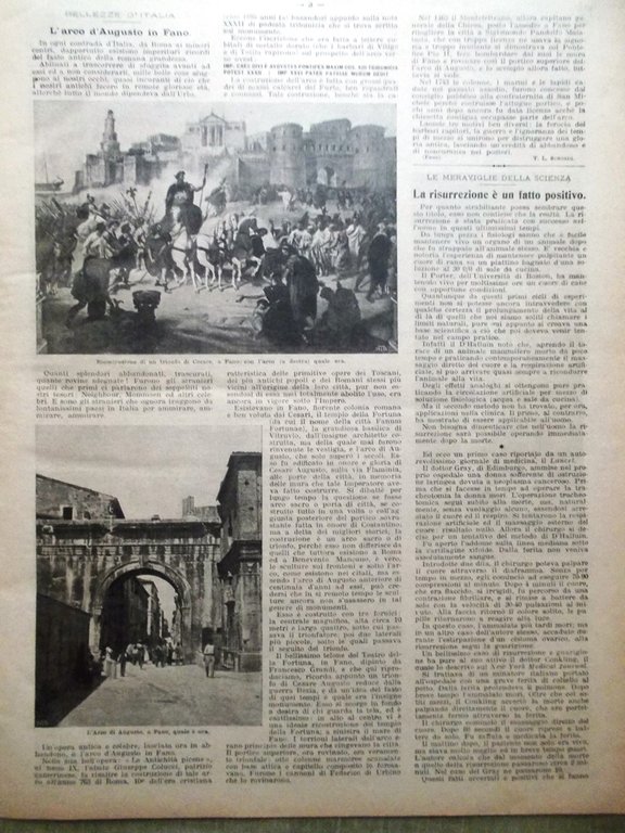 La Domenica del Corriere 14 Gennaio 1906 Augusto Fano Waterloo …