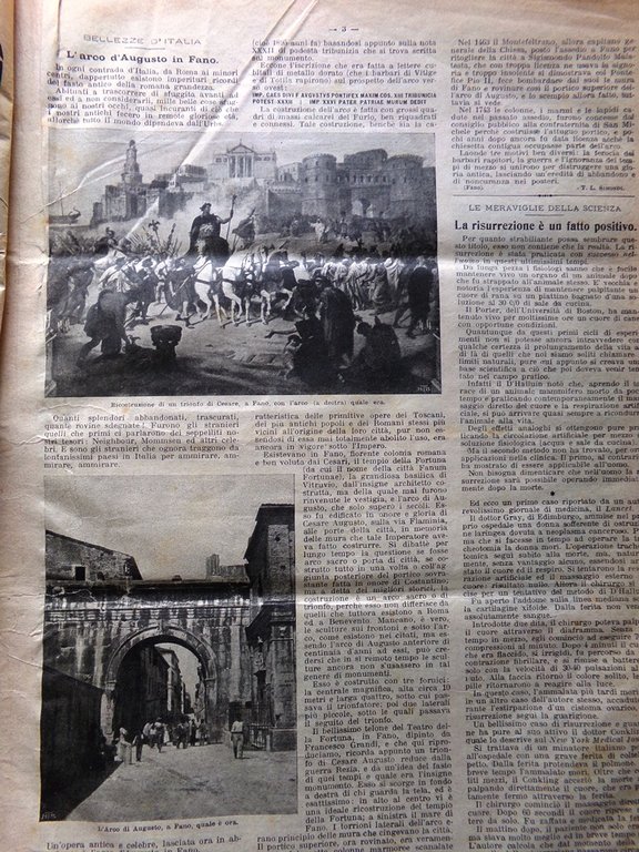 La Domenica del Corriere 14 Gennaio 1906 Augusto Fano Waterloo …
