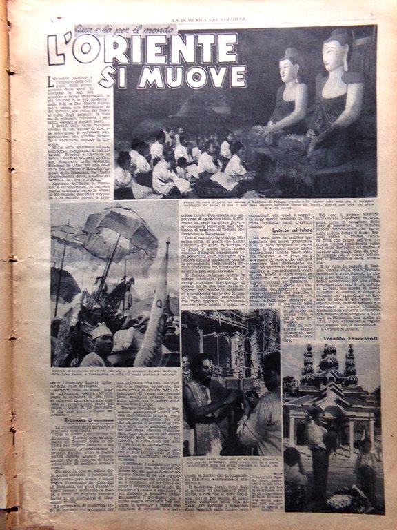 La Domenica del Corriere 14 Gennaio 1939 Maria Savoia Borbone …