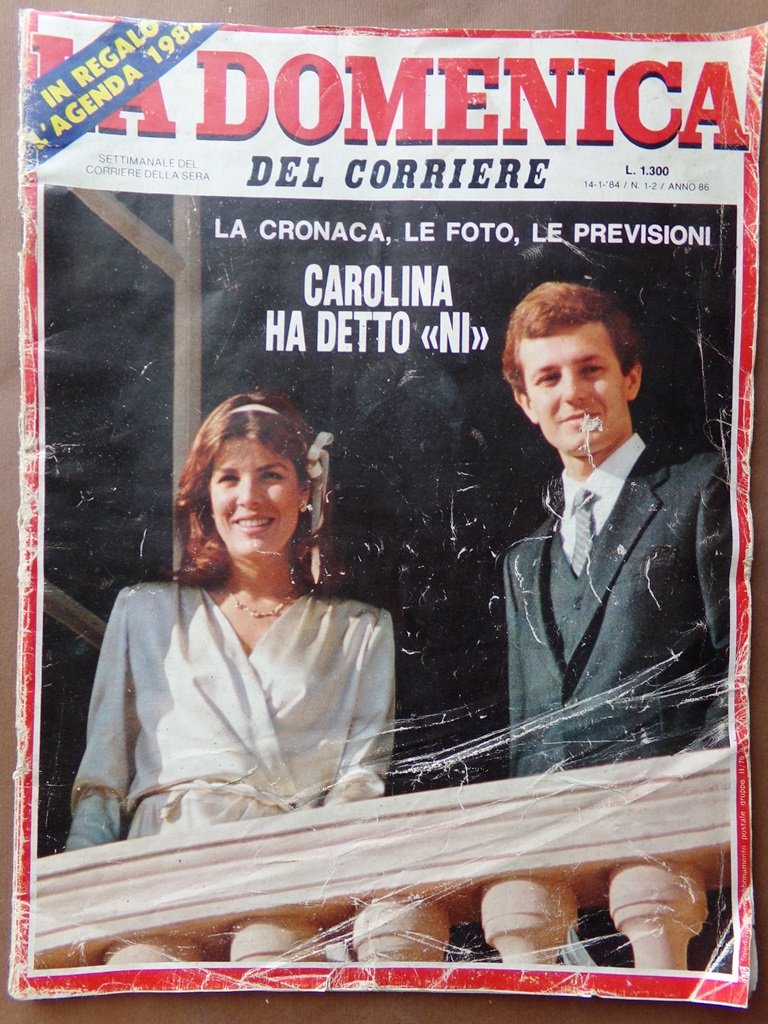 La Domenica del Corriere 14 Gennaio 1984 Wojtyla Monet Orwell …