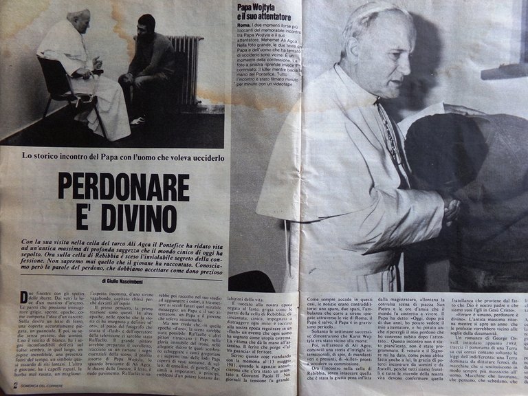 La Domenica del Corriere 14 Gennaio 1984 Wojtyla Monet Orwell …