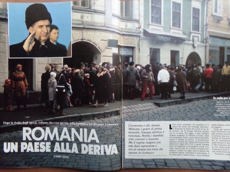 La Domenica del Corriere 14 Gennaio 1988 Romania Pasolini Wojty?a …