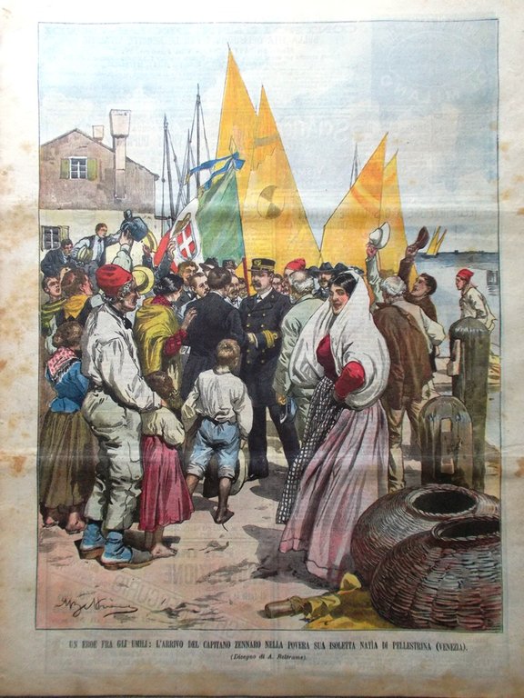 La Domenica del Corriere 14 Luglio 1901 Andrea Doria Ibsen …