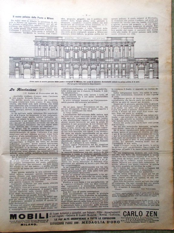 La Domenica del Corriere 14 Luglio 1901 Andrea Doria Ibsen …