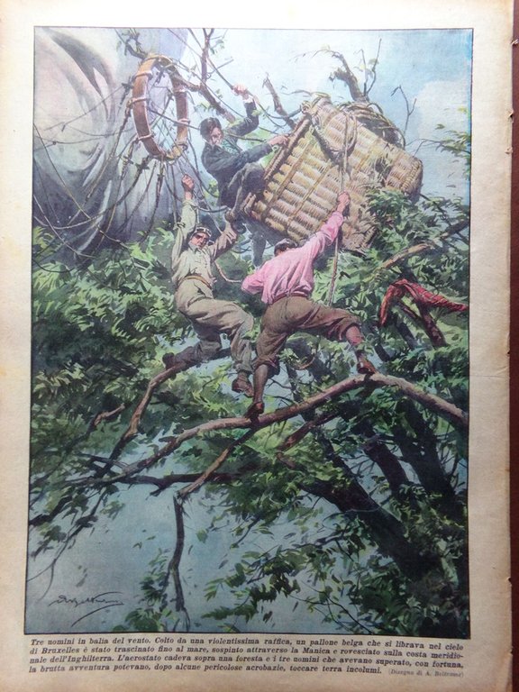 La Domenica del Corriere 14 Luglio 1935 Energia Fulmini Abissini …