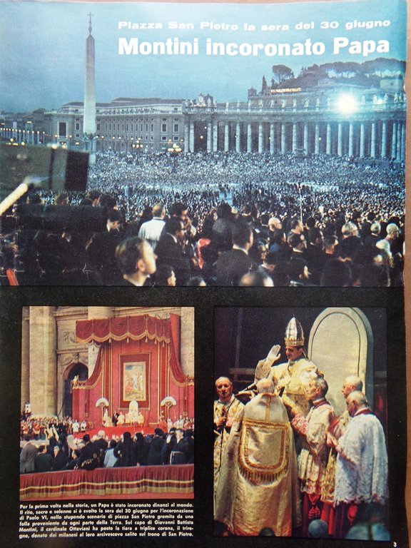 La Domenica del Corriere 14 Luglio 1963 Mussolini 45 Giorni …