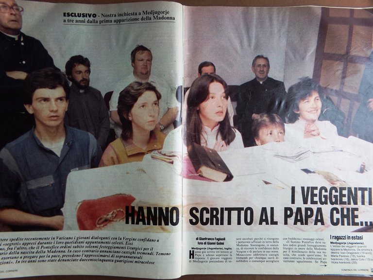 La Domenica del Corriere 14 Luglio 1984 Maradona Napoli Medjugorje …