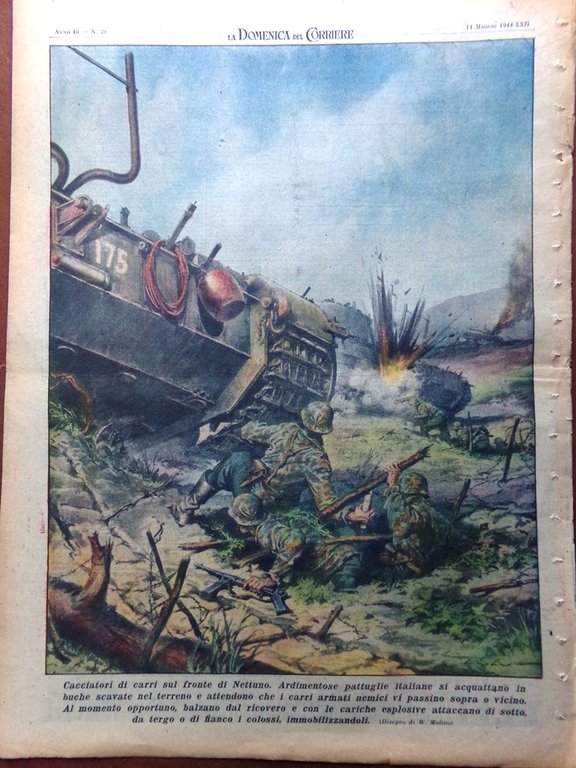 La Domenica del Corriere 14 Maggio 1944 WW2 Storia del …