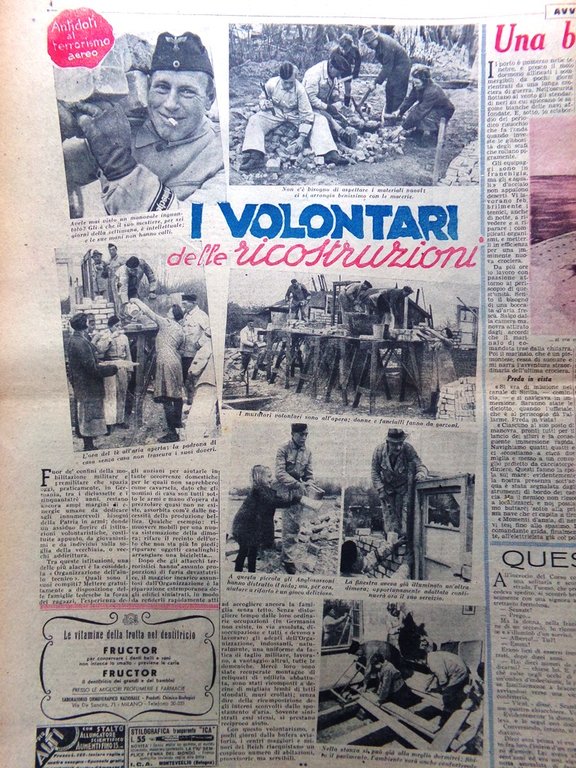 La Domenica del Corriere 14 Maggio 1944 WW2 Storia del …