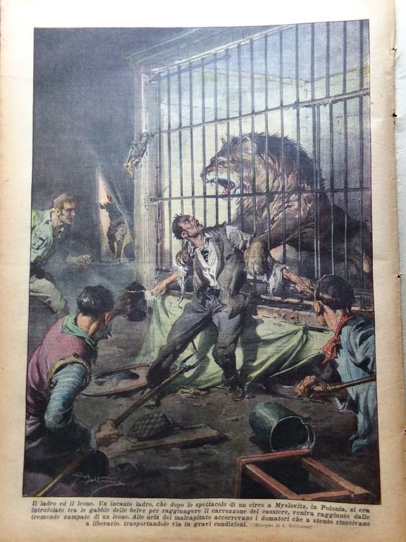 La Domenica del Corriere 14 Marzo 1937 Venezia Battesimo Paoli …