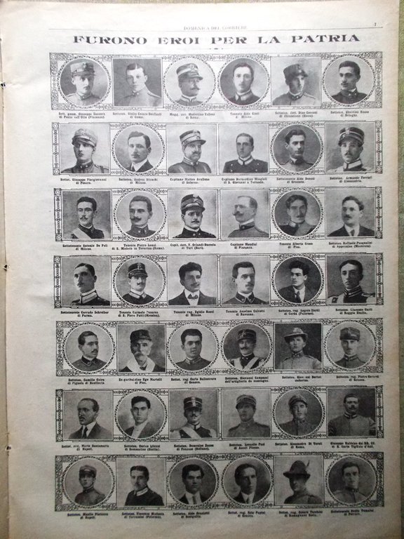 La Domenica del Corriere 14 Novembre 1915 WW1 Rancio Solferino …