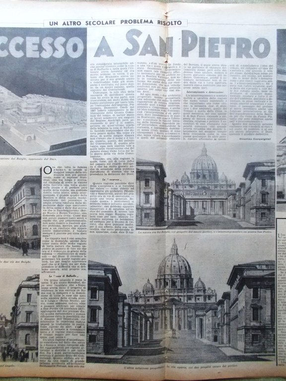 La Domenica del Corriere 14 Novembre 1937 San Pietro Alimentazione … | Immagine Gallery 2