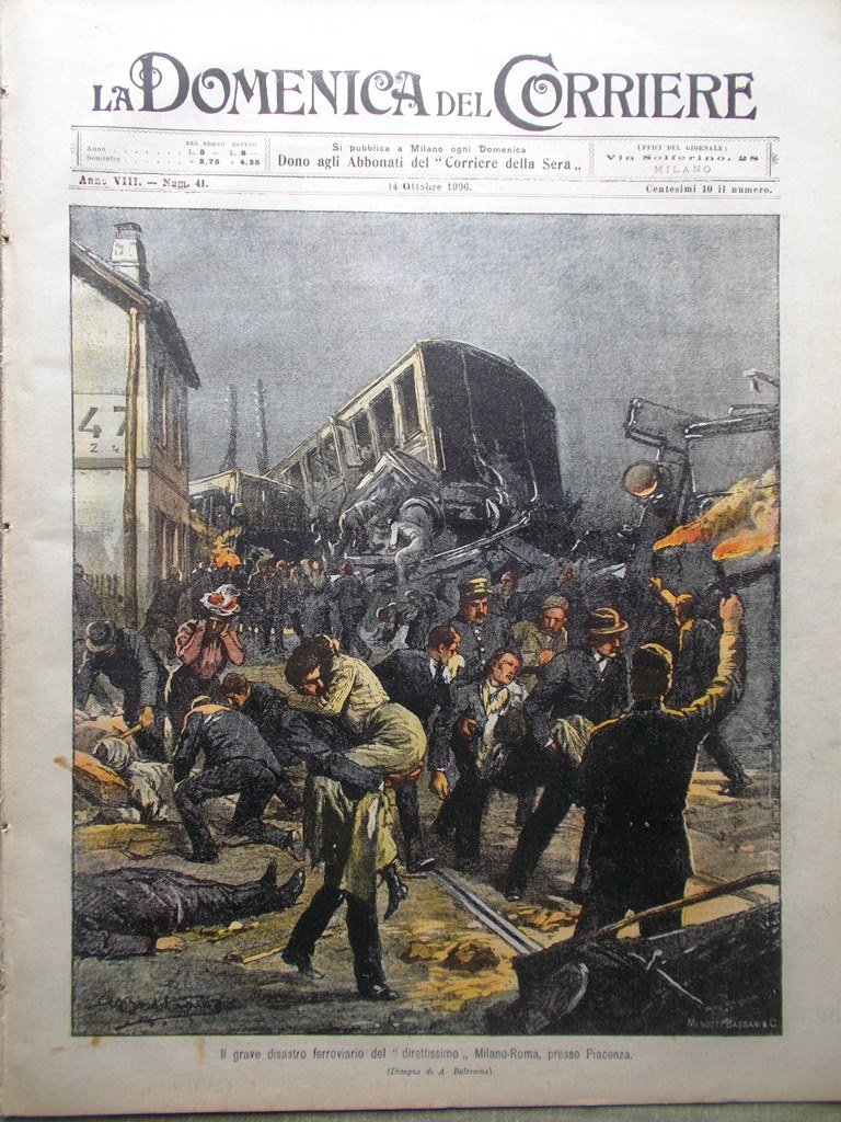 La Domenica del Corriere 14 Ottobre 1906 Lebbra Guttet Castro …