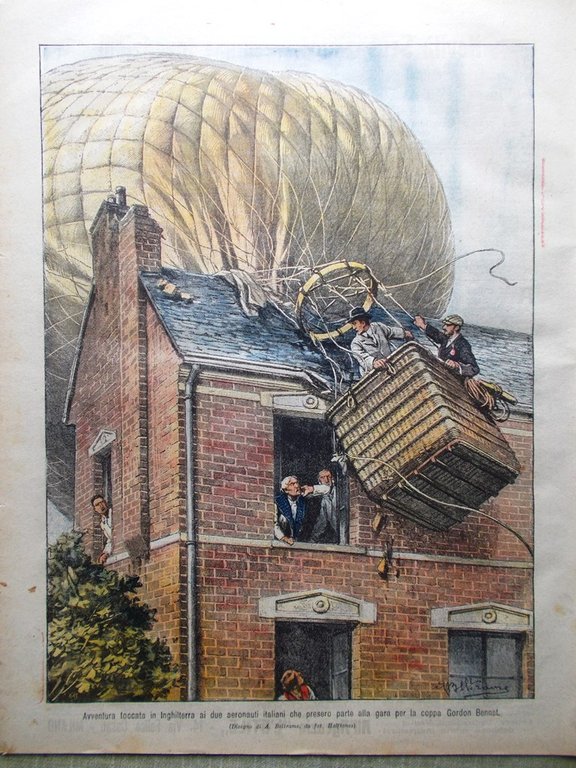 La Domenica del Corriere 14 Ottobre 1906 Lebbra Guttet Castro …