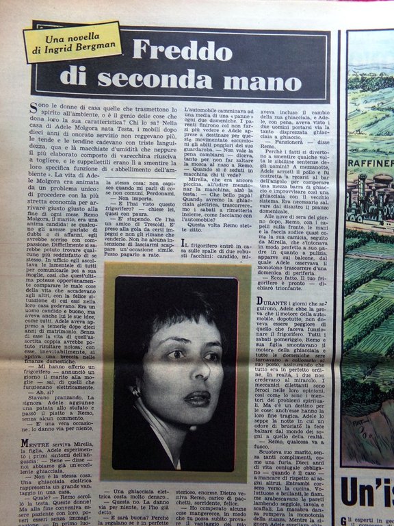 La Domenica del Corriere 14 Ottobre 1956 Stan Ockers Bergman …