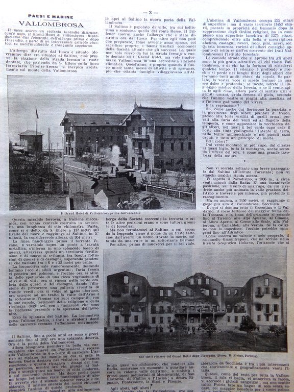 La Domenica del Corriere 14 Settembre 1902 Vallombrosa Festa Insenga …