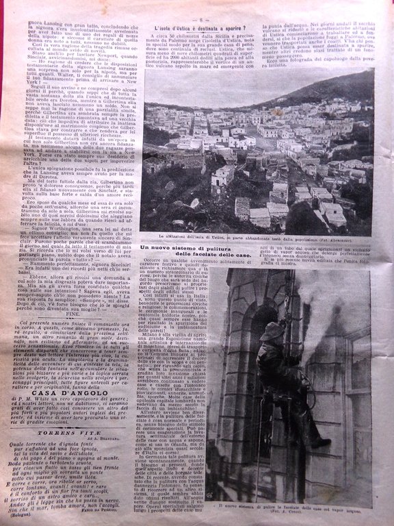 La Domenica del Corriere 15 Aprile 1906 Eruzione Vesuvio Pietri …
