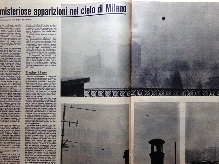 La Domenica del Corriere 15 Aprile 1962 Dischi Volanti Milano … | Immagine Gallery 2