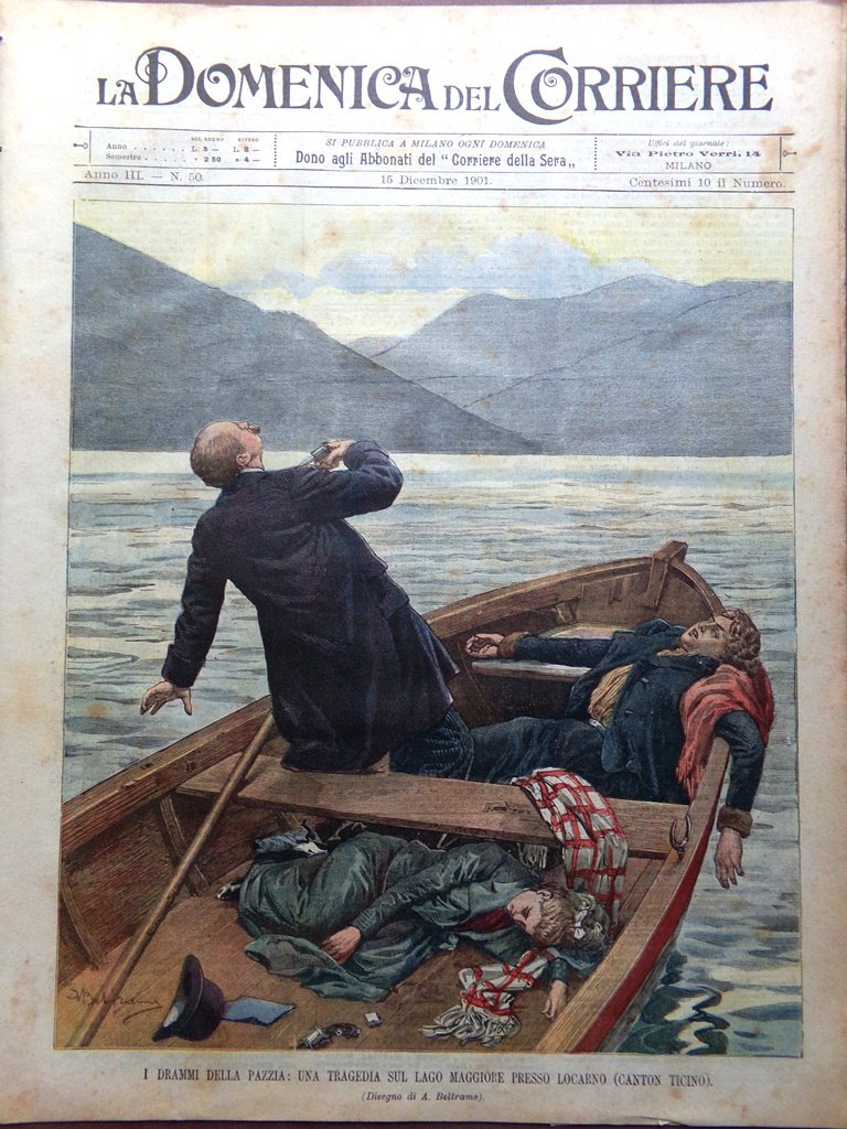 La Domenica del Corriere 15 Dicembre 1901 Farnesina Bandiera Australiana …