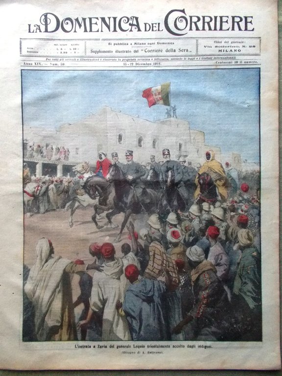 La Domenica del Corriere 15 Dicembre 1912 Omenoni Virgilio Sacro … | Immagine Gallery 1